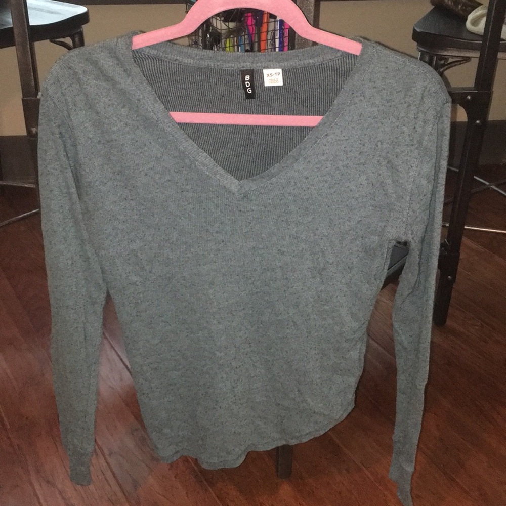 Blue v neck sweater